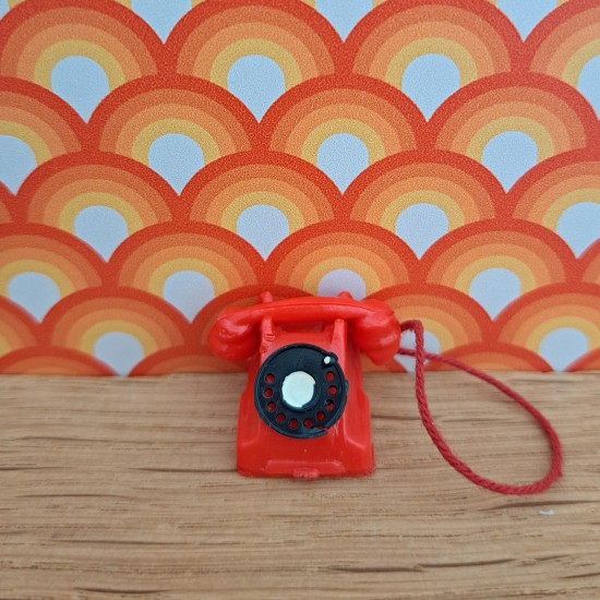 Carolines Home Dolls House Telephone - Red 2308