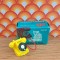 Barton Carolines Home Dolls House Telephone - Yellow New Old Stock P93