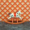 Carolines Home Dolls House Rocking Horse Caramel Base 2246