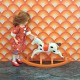 Carolines Home Dolls House Rocking Horse Caramel Base 2246