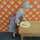 Carolines Home Dolls House Food - 4 Plates Of Food Fish And Chips 2336 