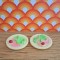 Carolines Home Dolls House Food - 2 Plates Of Food Ham Salad 2336