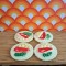 Carolines Home Dolls House Food - 4 Plates Of Food Steak Early 2336