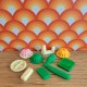 Carolines Home Dolls House Food - Fridge Items Dairy, Veg & Puddings 2.071