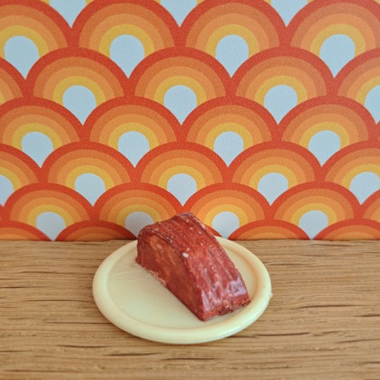 Carolines Home Dolls House Food - Plate Of Beef 2.041