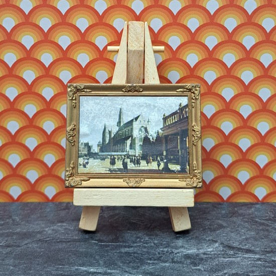Carolines Home Dolls House Picture - Cathedral Painting 2304