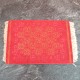 Carolines Home Dolls House Rug - Red Rug With Inner Pattern 2312