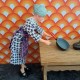 Carolines Home Dolls House Saucepans - Lidded Brown Orange 2319 
