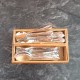 Carolines Home Dolls House Food - Cutlery Set 4 Person & Tray 2318