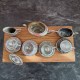 Carolines Home Dolls House Tea Set - Silver Tea Set 2.048