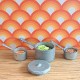 Dol Toi Dolls House 3 Metal Saucepans - 1 Large & 2 Small