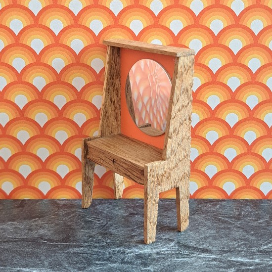 Lisa Of Denmark Dolls House Bedroom - Wooden Dressing Table 132