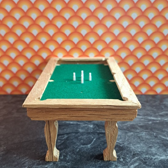 Lisa Of Denmark Dolls House Games Room - Billiard Table 390