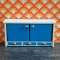 Lisa Of Denmark Dolls House Kitchen Blue & White Wall Cabinet 121