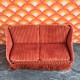 Lisa Of Denmark Dolls House Lounge - Nepal Orange Corduroy Sofa 191