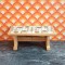 Lisa Of Denmark Dolls House Lounge - Nepal Circles Top Wooden Coffee Table 193
