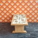 Lisa Of Denmark Dolls House Lounge - Nepal Circles Top Wooden Coffee Table 193