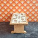 Lisa Of Denmark Dolls House Lounge - Nepal Circles Top Wooden Coffee Table 193