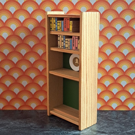 Lisa Of Denmark Dolls House Lounge - Wooden Shelves Unit 233