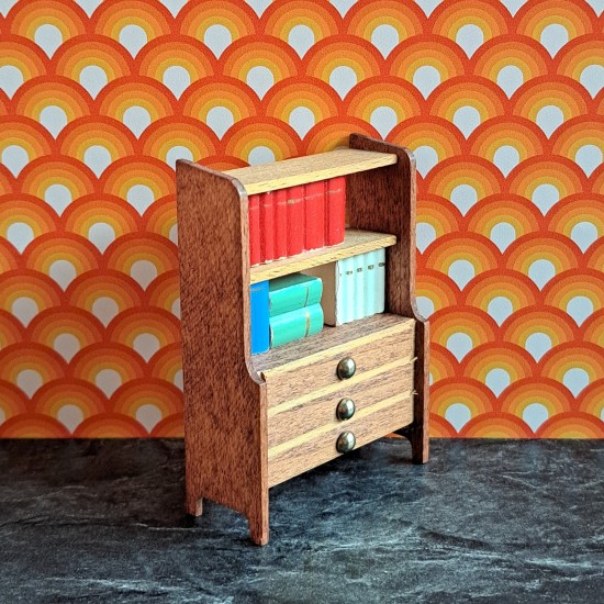 Lisa Of Denmark Dolls House Office - Bookcase Early 256