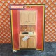 Lundby Dolls House Kitchen - Brown Tiled Set 9278 New Old Stock