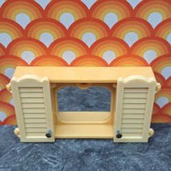 Lundby Dolls House Bathroom - Yellow Cabinet 8850 