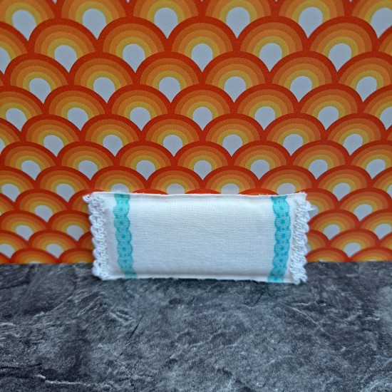 Lundby Dolls House Bedding - Blue Heaven Pillow 1 7166