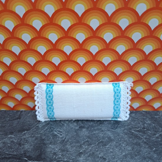 Lundby Dolls House Bedding - Blue Heaven Pillow 2 7166