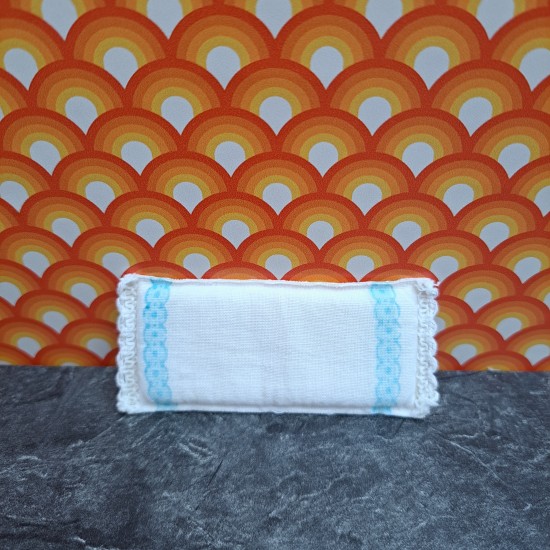 Lundby Dolls House Bedding - Blue Heaven Pillow 3 7166