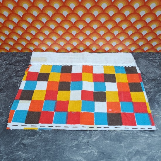 Lundby Dolls House Bedding - Multi Check Cover 1 9722