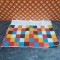 Lundby Dolls House Bedding - Multi Check Cover 2 9722