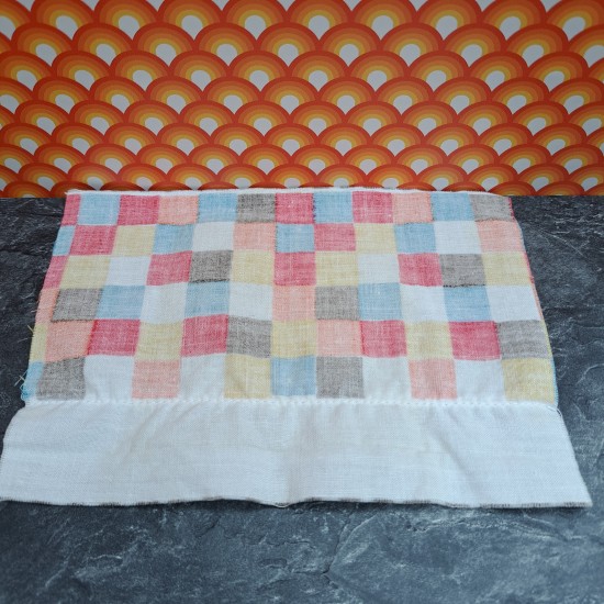 Lundby Dolls House Bedding - Multi Check Cover 2 9722