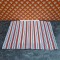 Lundby Dolls House Bedding - Brown Stripe Cover & Card (Manor)