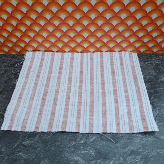 Lundby Dolls House Bedding - Brown Stripe Cover & Card (Manor)