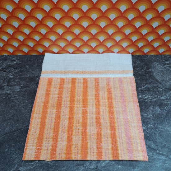 Lundby Dolls House Bedding - Orange Stripe Cover 1 7500