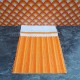 Lundby Dolls House Bedding - Orange Stripe Cover 2 7500