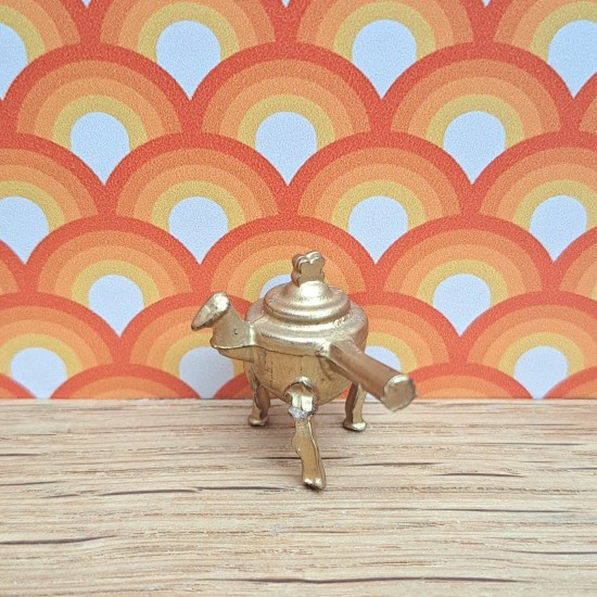 Lundby Dolls House Coffee Pot Gold 6608