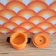 Lundby Dolls House Saucepans - Orange Lidded Casserole 60.5079