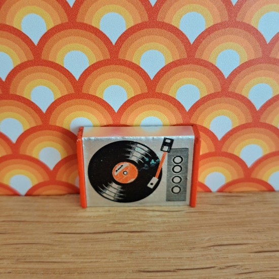 Lundby Dolls House Hi-Fi Record Player Small Red 5493