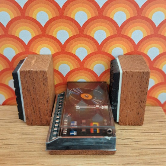 Lundby Dolls House Hi-Fi Record Player & Speakers 6640