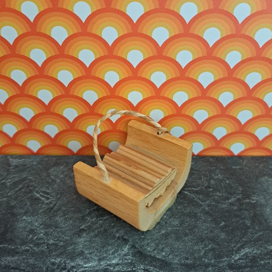 Lundby Dolls House Fireplace - Log Holder With Logs Large 60.3058