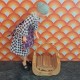 Lundby Dolls House Fireplace - Log Holder With Logs Large 60.3058