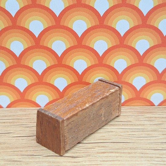 Lundby Dolls House Radio - Brown Wooden 5492 