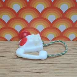 Lundby Dolls House Telephone - White 6840 