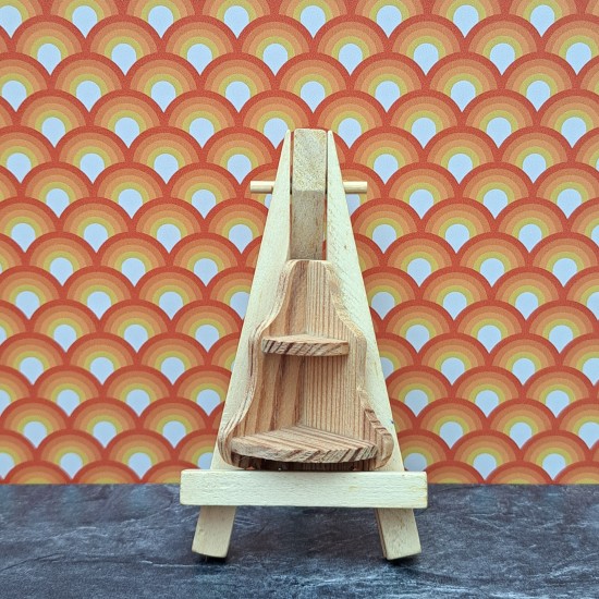 Lundby Dolls House Lounge - Corner Shelves Wooden 6628