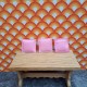 Lundby Dolls House Cushions 6610 - Light Pink x 3