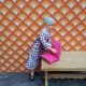 Lundby Dolls House Cushions 6610 - Bright Pink x 3