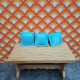 Lundby Dolls House Cushions 6610 - Blue Silky x 3