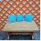 Lundby Dolls House Cushions 6610 - Blue Lined x 3