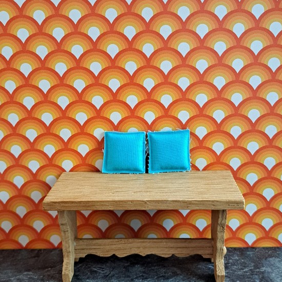 Lundby Dolls House Cushions 6610 2 - Blue x 2